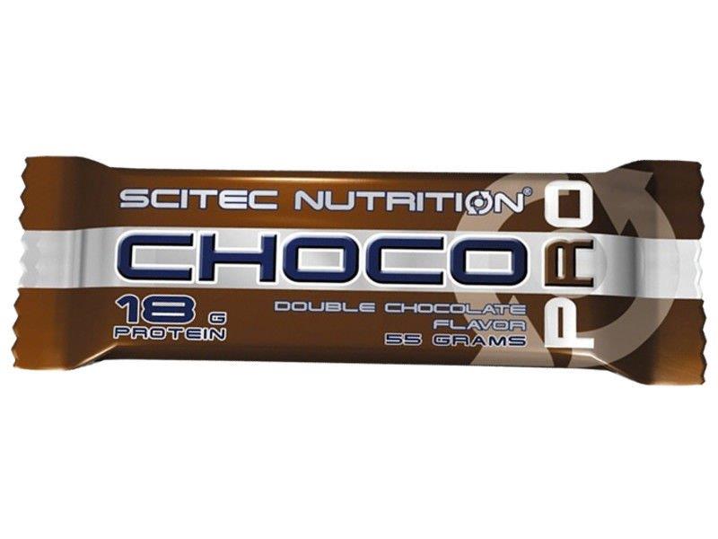Baton Proteic Choco Pro Aroma Ciocolata Dubla 20 bucati Scitec Nutrition