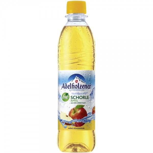 Bautura Bio Carbogazoasa cu Mere Adelholzener 500ml
