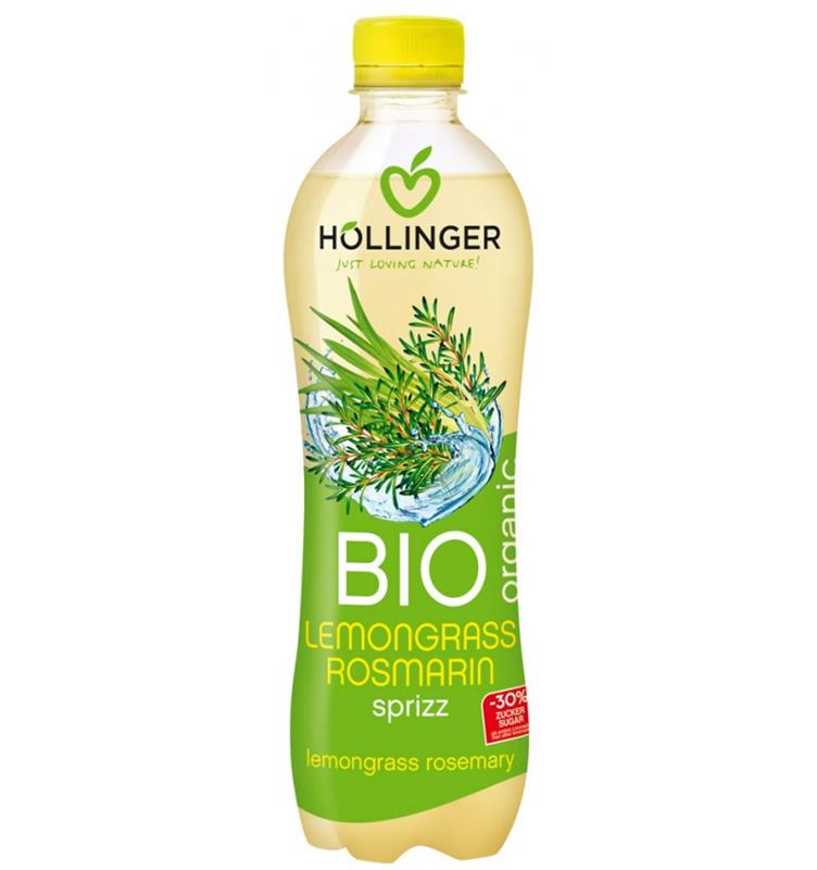 Bautura Racoritoare cu Lemongrass si Rozmarin Bio 500ml Hollinger