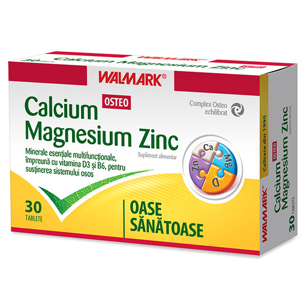 Ca + Mg + Zn Osteo Walmark 30tb