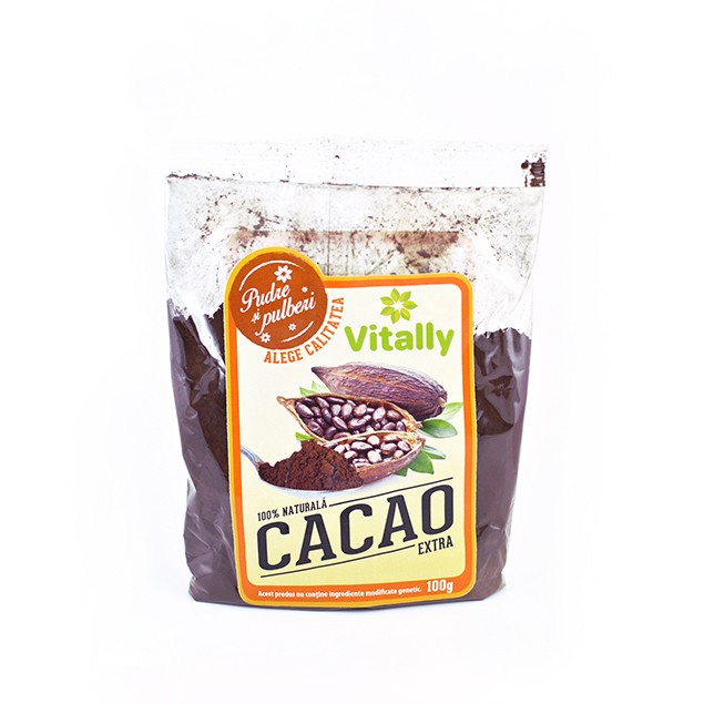 Cacao Alcalinizata Extra 100gr Vitally