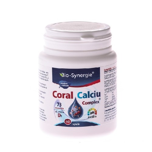 Calciu Coral Complex Bio Synergie 60cps