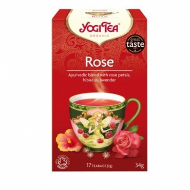 Ceai Bio Trandafir Yogi Tea 34gr