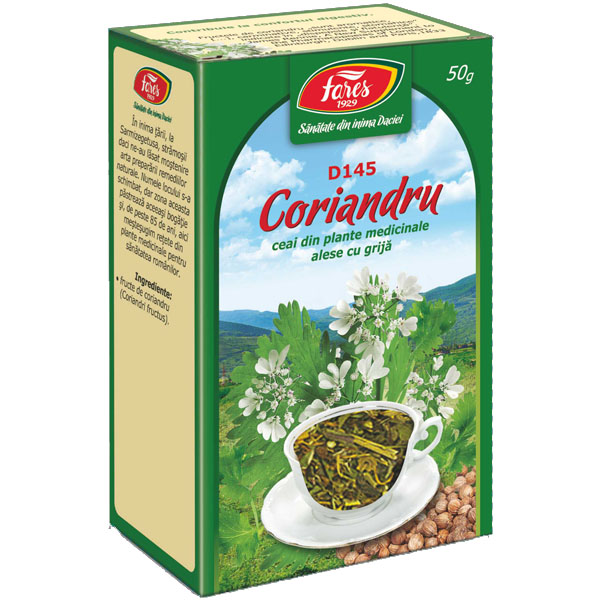 Ceai Coriandru Fructe 50gr Fares