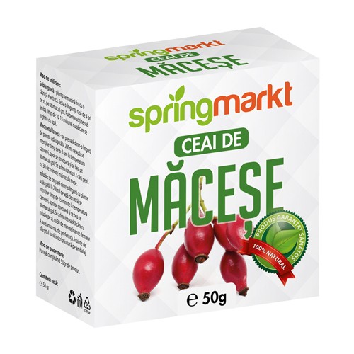 Ceai de Macese Fructe Intregi 50 grame Springmarkt