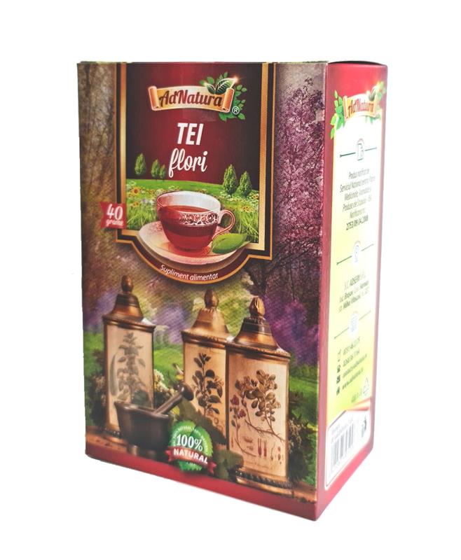 Ceai Flori de Tei 40 grame Adserv