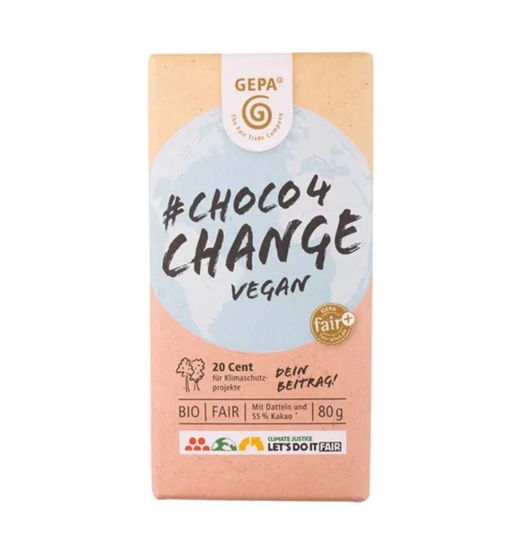 Ciocolata 4 Change Vegan Bio 80 grame Gepa
