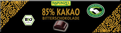 Ciocolata Bio Amaruie Mica 85% Cacao Rapunzel 20gr
