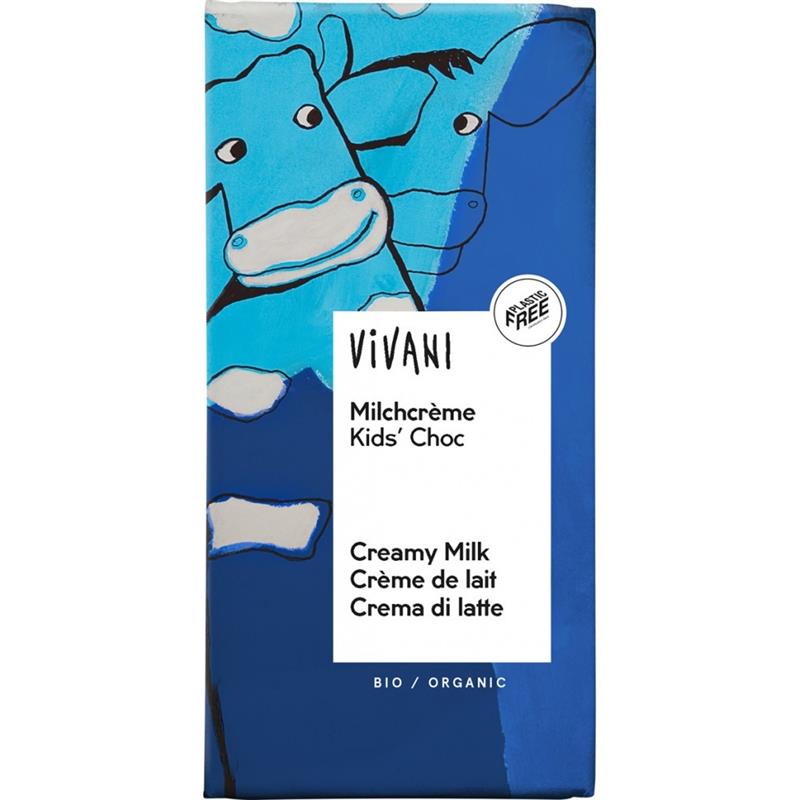 Ciocolata cu Crema de Lapte pentru Copii Bio 100 grame Vivani