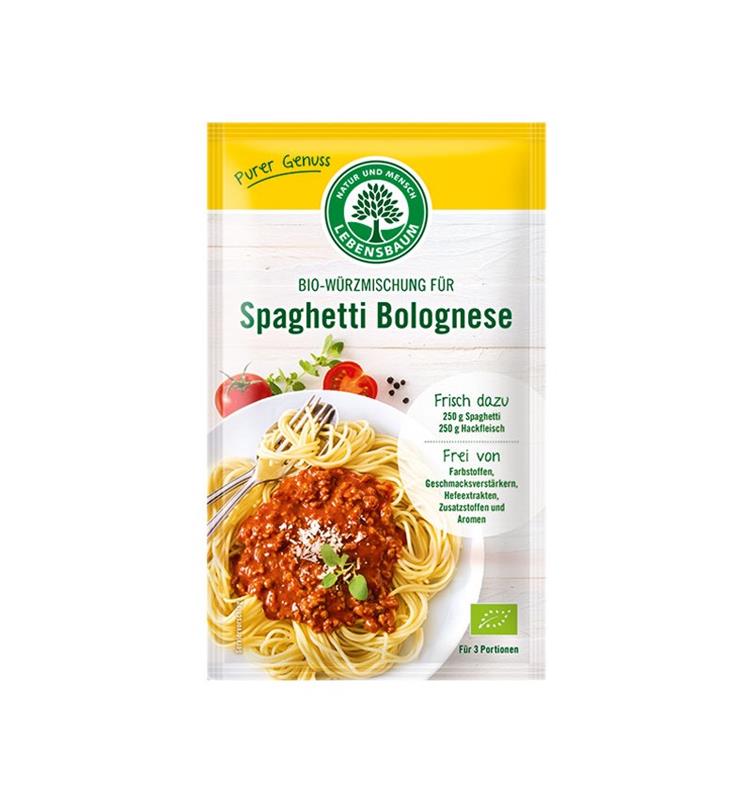 Condimente pentru Spaghetti Bolognese Bio Lebensbau 35gr