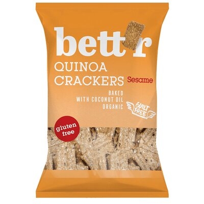 Crackers cu Quinoa si Susan Fara Gluten Bio 100gr Bettr