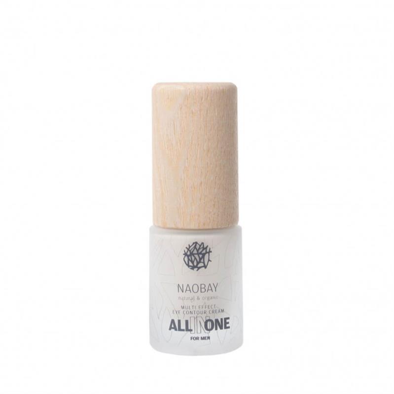 Crema Contur de Ochi Revitalizanta cu Acid Hialuronic pentru Batbati All In One 15 mililitri Naobay