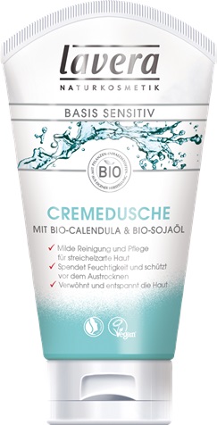 Crema de Dus cu Galbenele si Ulei de Soia Lavera 150ml