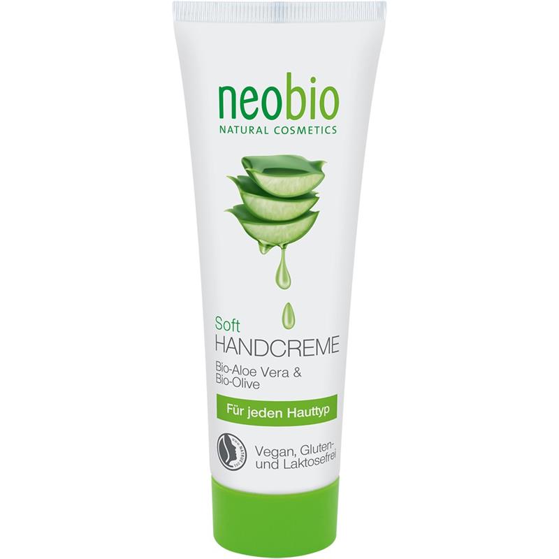 Crema de Maini cu Aloe Vera si Ulei Masline Neobio 75ml