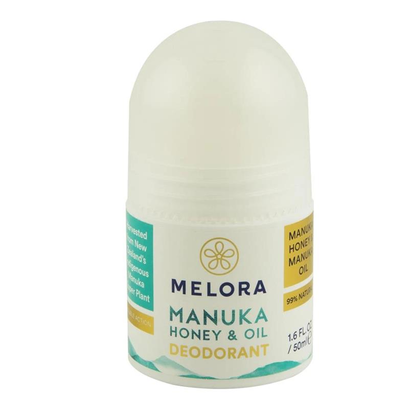 Deodorant cu Miere de Manuka MGO 300+ si Ulei de Manuka MBTK 25+ Melora 50ml New Zealand