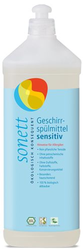 Detergent Ecologic pentru Spalat Vase Sensitive Sonett 1L