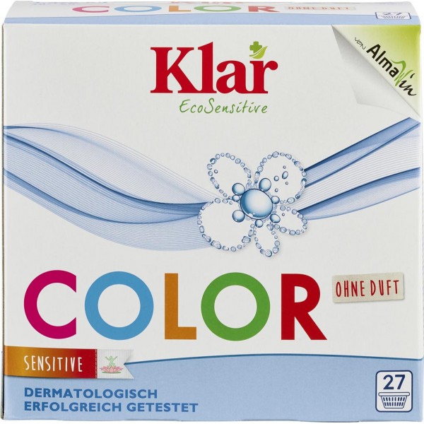 Detergent pentru Rufe Colorate Fara Parfum Bio 1.375kg Klar