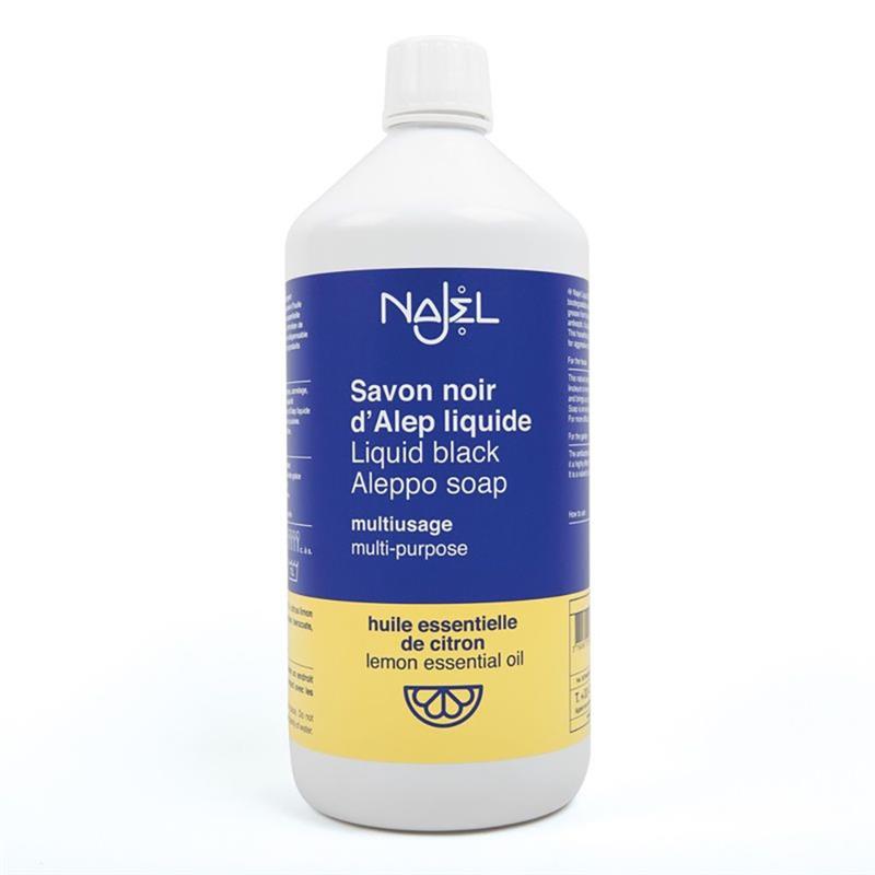 Detergent Universal cu Sapun Negru de Alep cu Lamaie Najel 1L
