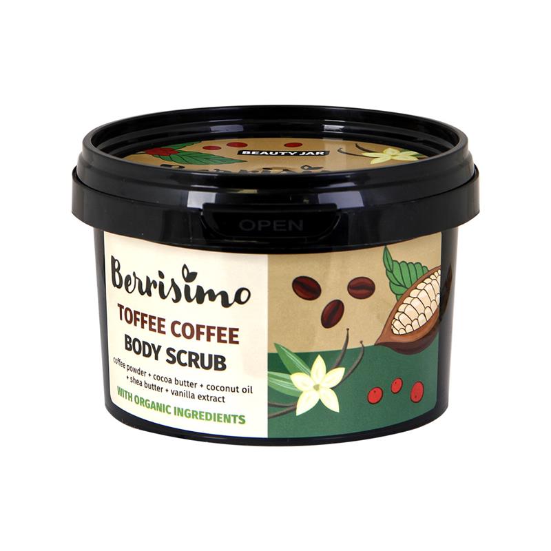 Exfoliant Corporal cu Cafea, Cacao si Vanilie Berrisimo 350 grame Beauty Jar
