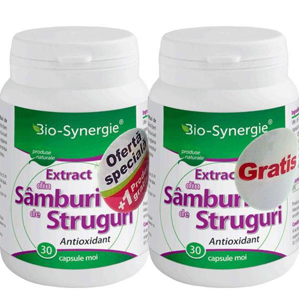 Extract Samburi Struguri 1+1 cadou Bio Synergie 30cps