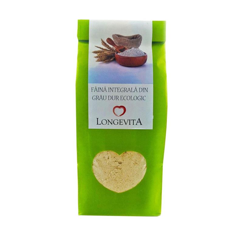 Faina Integrala din Grau Dur Bio 500 grame Longevita