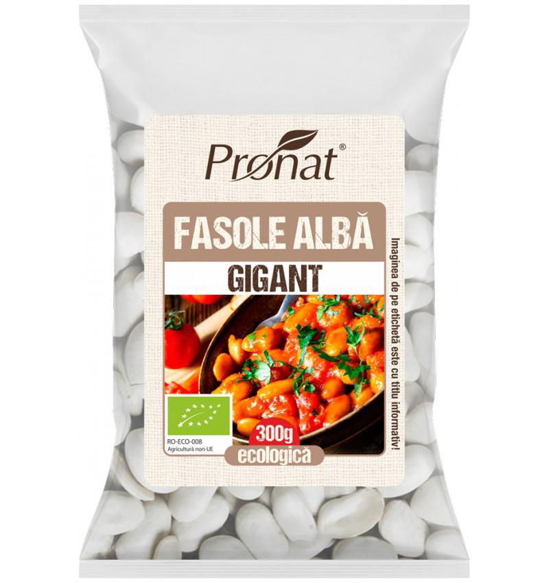 Fasole Alba Gigant Bio 300 grame Pronat