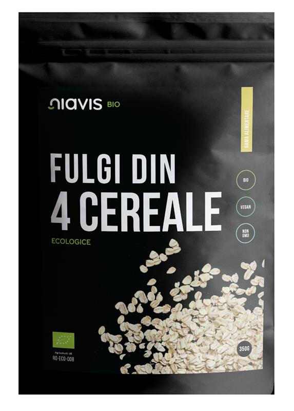 Fulgi din 4 Cereale Bio 350 grame Niavis