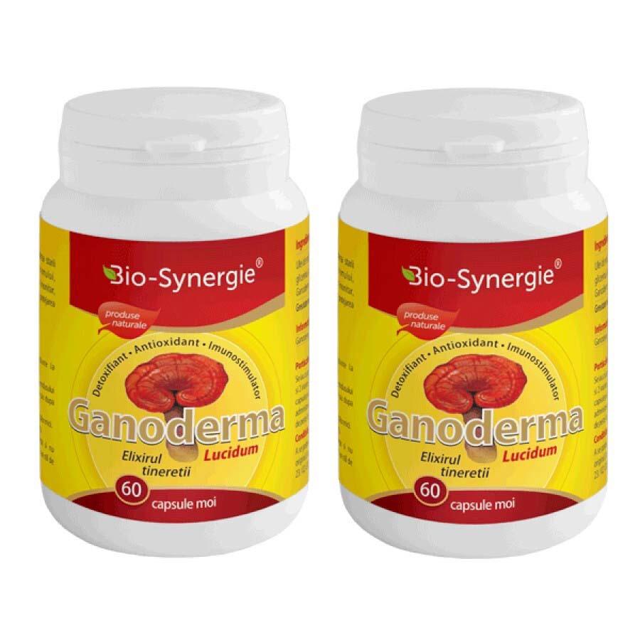 Ganoderma 1+1 cadou Bio Synergie 60cps