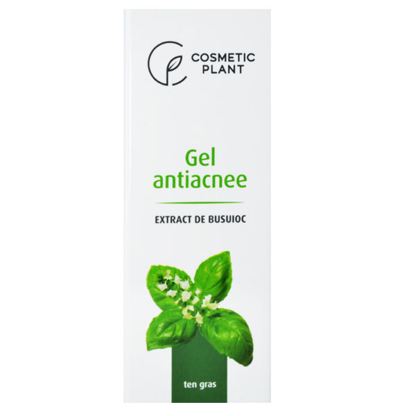 Gel Antiacnee cu Extract Busuioc Cosmetic Plant 100ml