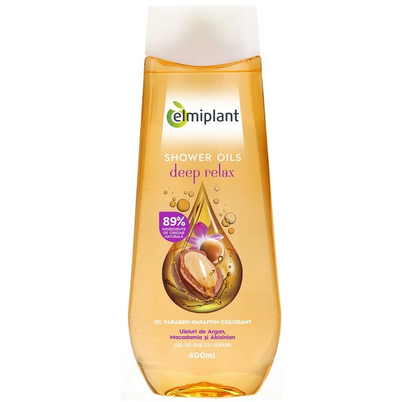Gel de Dus cu Uleiuri Deep Relax 400 mililitri Elmiplant
