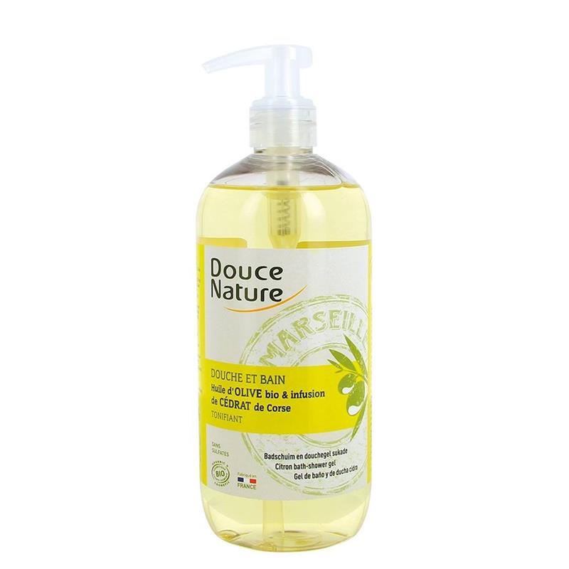 Gel Dus Bio Tonifiant cu Sapun de Marsilia si Infuzie de Chitra Douce Nature 500ml