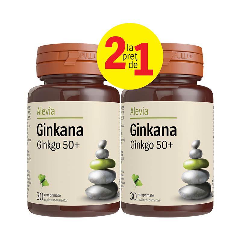 Ginkana Ginkgo 50+ 30cps cu 30cps Alevia