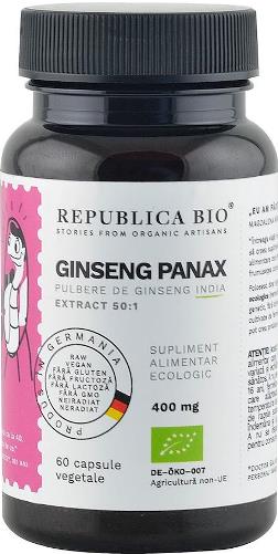 Ginseng Panax Bio Republica Bio 60cps