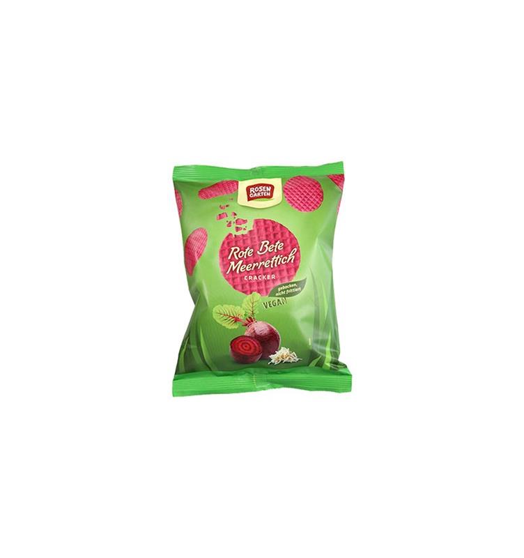 Gustare din Faina Spelta cu Sfecla Rosie si Hrean Bio 60gr Rosen Garten