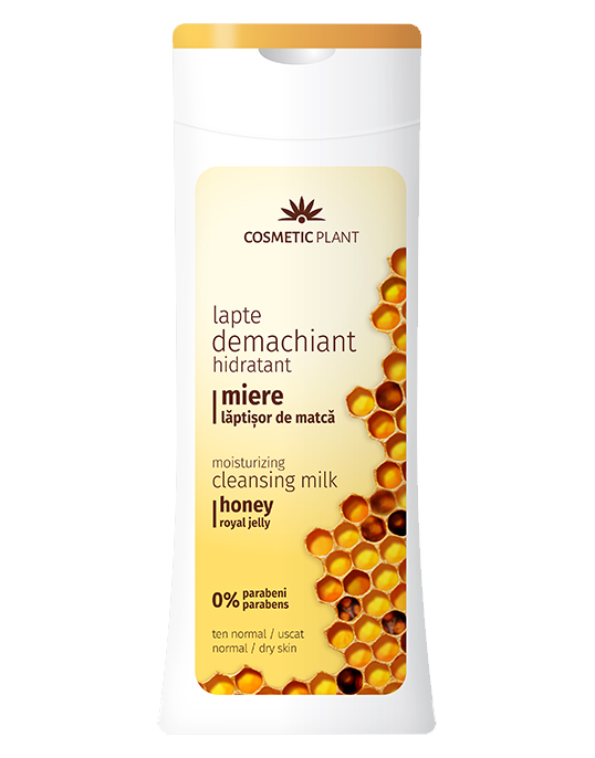 Lapte Demachiant Hidratant cu Miere si Laptisor Matca 200ml Cosmetic Plant