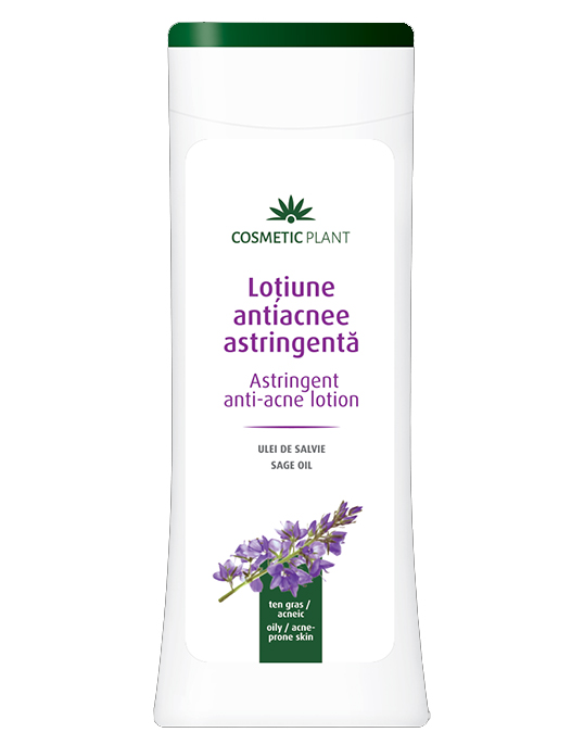 Lotiune Antiacnee cu Ulei Salvie Cosmetic Plant 200ml