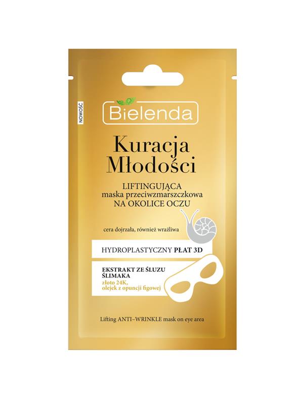 Masca Antirid cu Efect de Lifting cu Extract de Melc 10gr Bielenda
