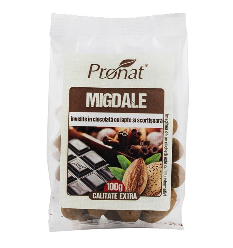 Migdale in Ciocolata Pronat 100gr