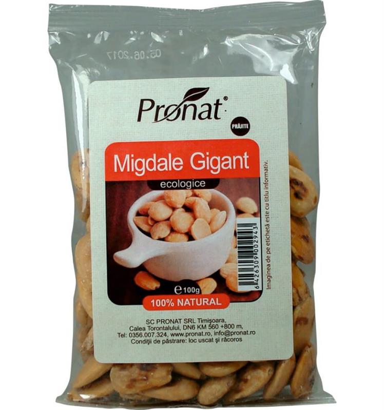Migdale Prajite Gigant Pronat 100gr
