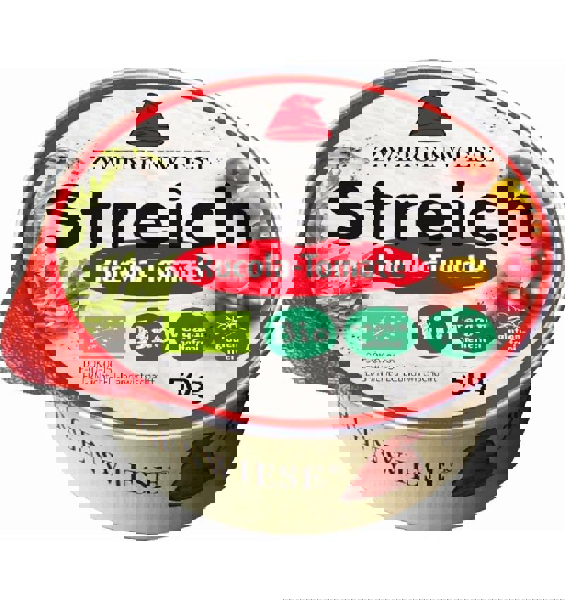 Mini Pate Bio Vegetal cu Rosii si Rucola Zwergenwiese 50gr