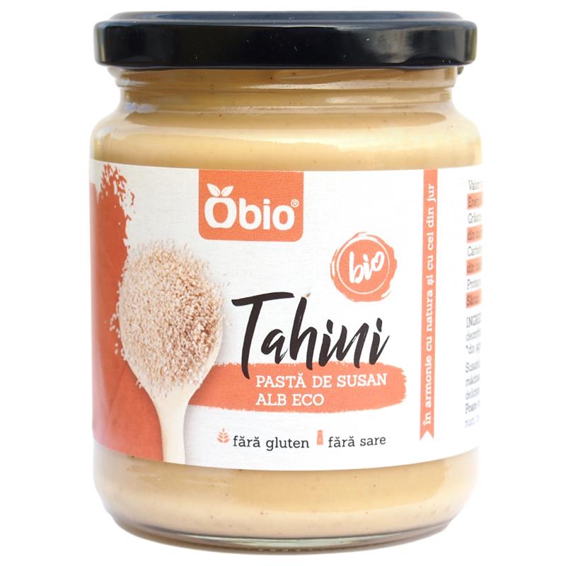 Pasta de Susan Alb Tahini Bio 250 grame Obio