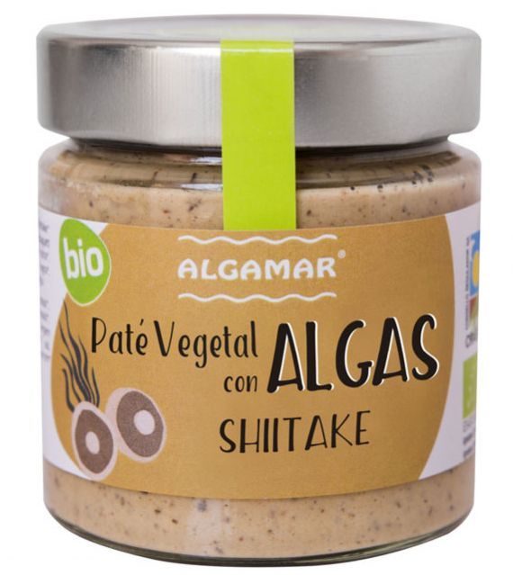 Pate Vegetal cu Alge si Ciuperci Shiitake Bio 180gr Algamar