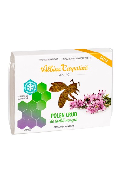 Polen Crud de Iarba Neagra Apicola 250gr
