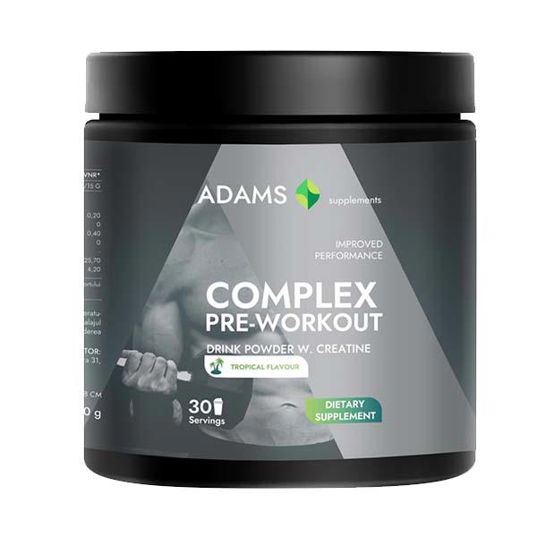 PreWorkout Complex Fructe Tropicale 450 grame Adams Vision