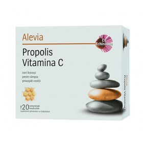 Propolis Vitamina C cu Echinaceea Alevia 20cpr
