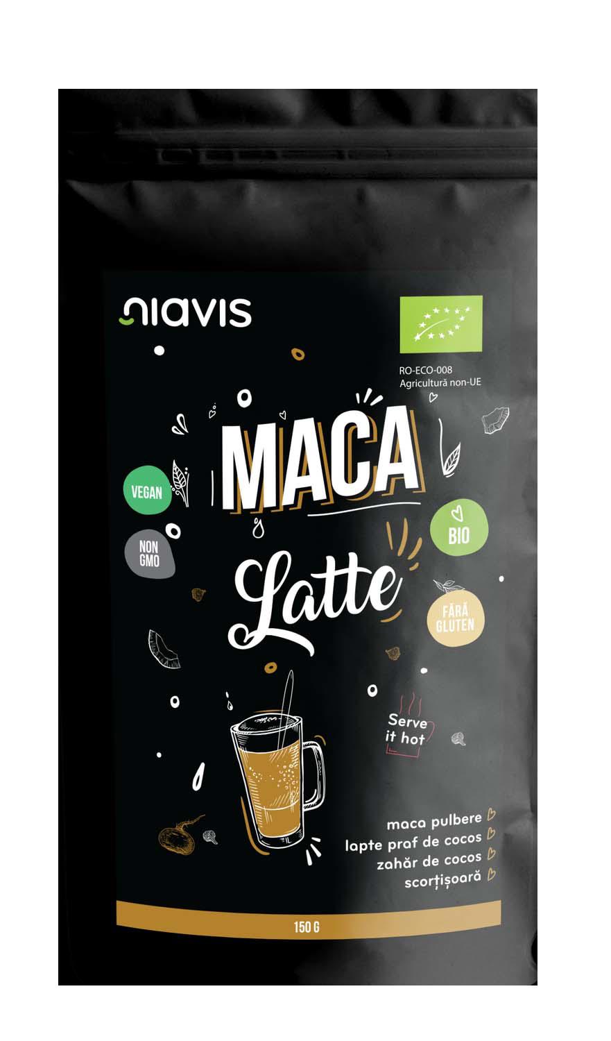 Pulbere Maca Latte Bio 150 grame Niavis