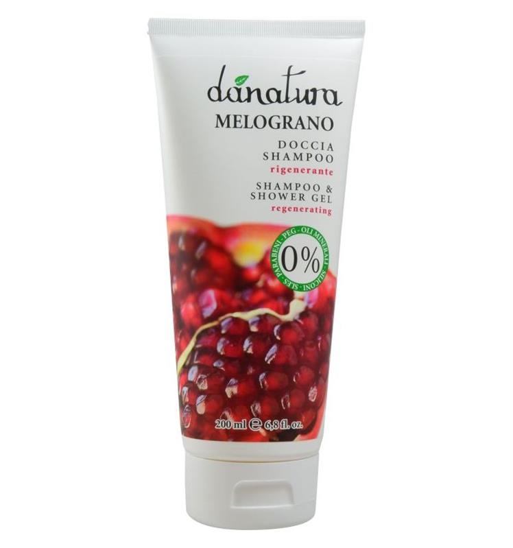 Sampon si Gel de Dus cu Extract din Rodie Danatura 200ml
