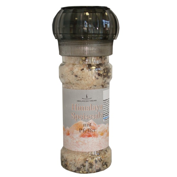 Sare Himalaya cu Piper Negru in Rasnita Pronat 100gr