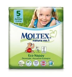 Scutece Eco pentru Copii 11-25kg Nr.5 Moltex 26buc