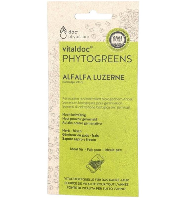 Seminte de Alfalfa (Lucerna) Bio pentru Germinat 65 grame Doc.Phytolabor